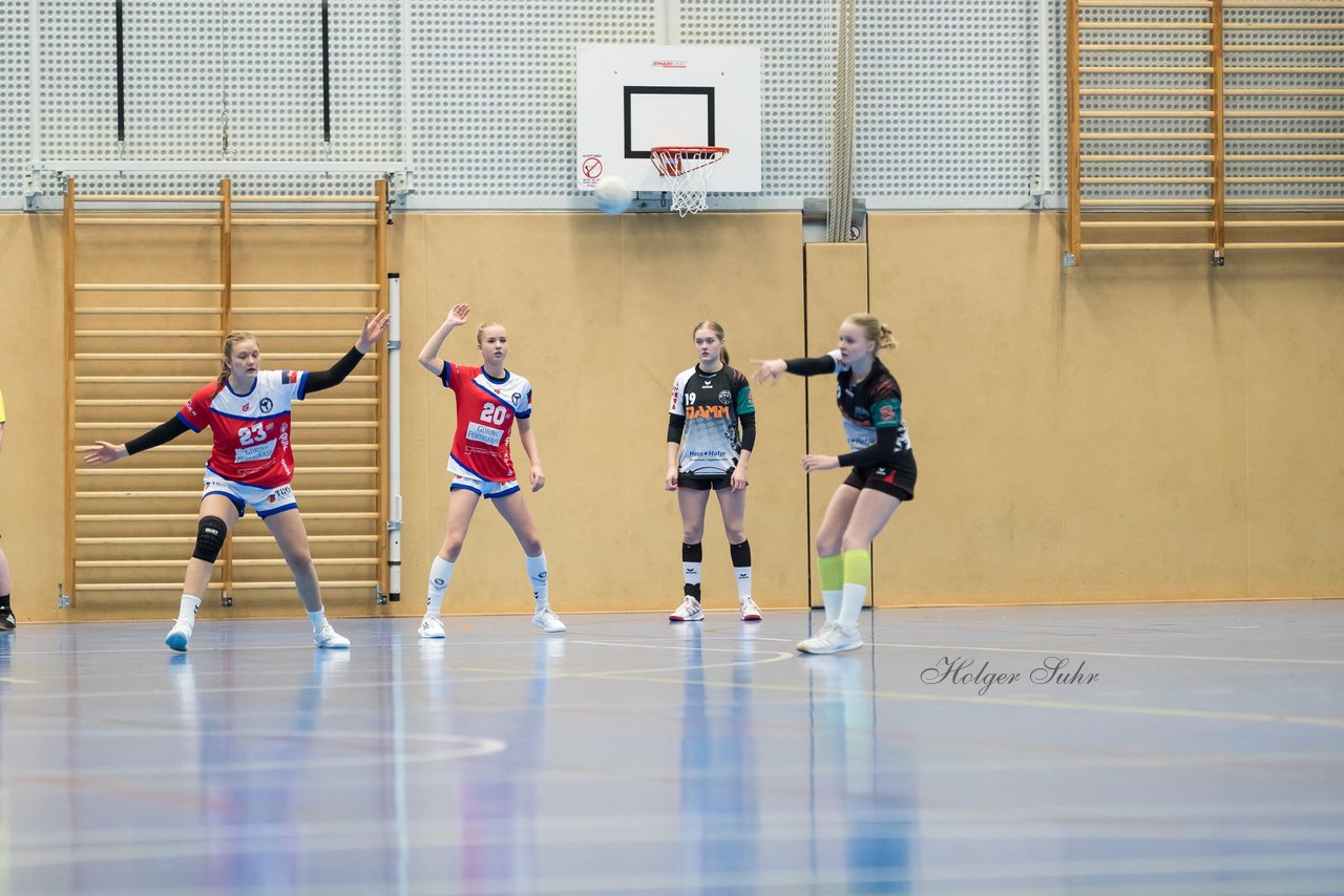 Bild 28 - wBJ HC Quickborn - HSG Tills Loew. : Ergebnis: 19:20